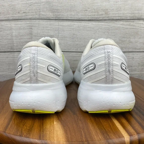 Brooks Glycerin 20 White Nightlife Yellow Running Shoe  display picture 1